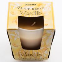 Duftkerze im Glas vanille